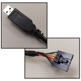 USB Serial Cable With Latching Connector