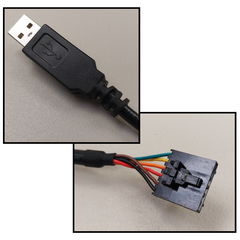 USB Serial Cable With Latching Connector